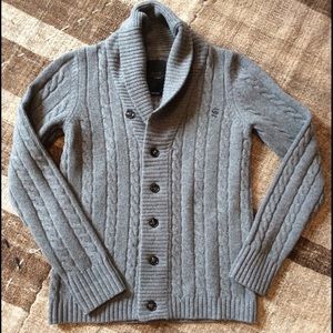 Men's GSTAR RAW Wool Cardigan